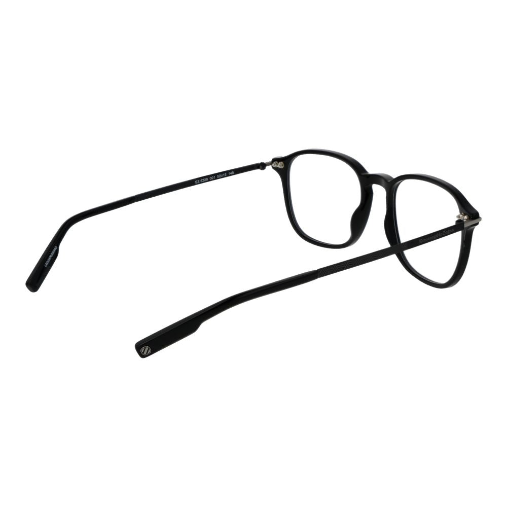 Ermenegildo Zegna Black Acetate Glasses Men's (Frames)