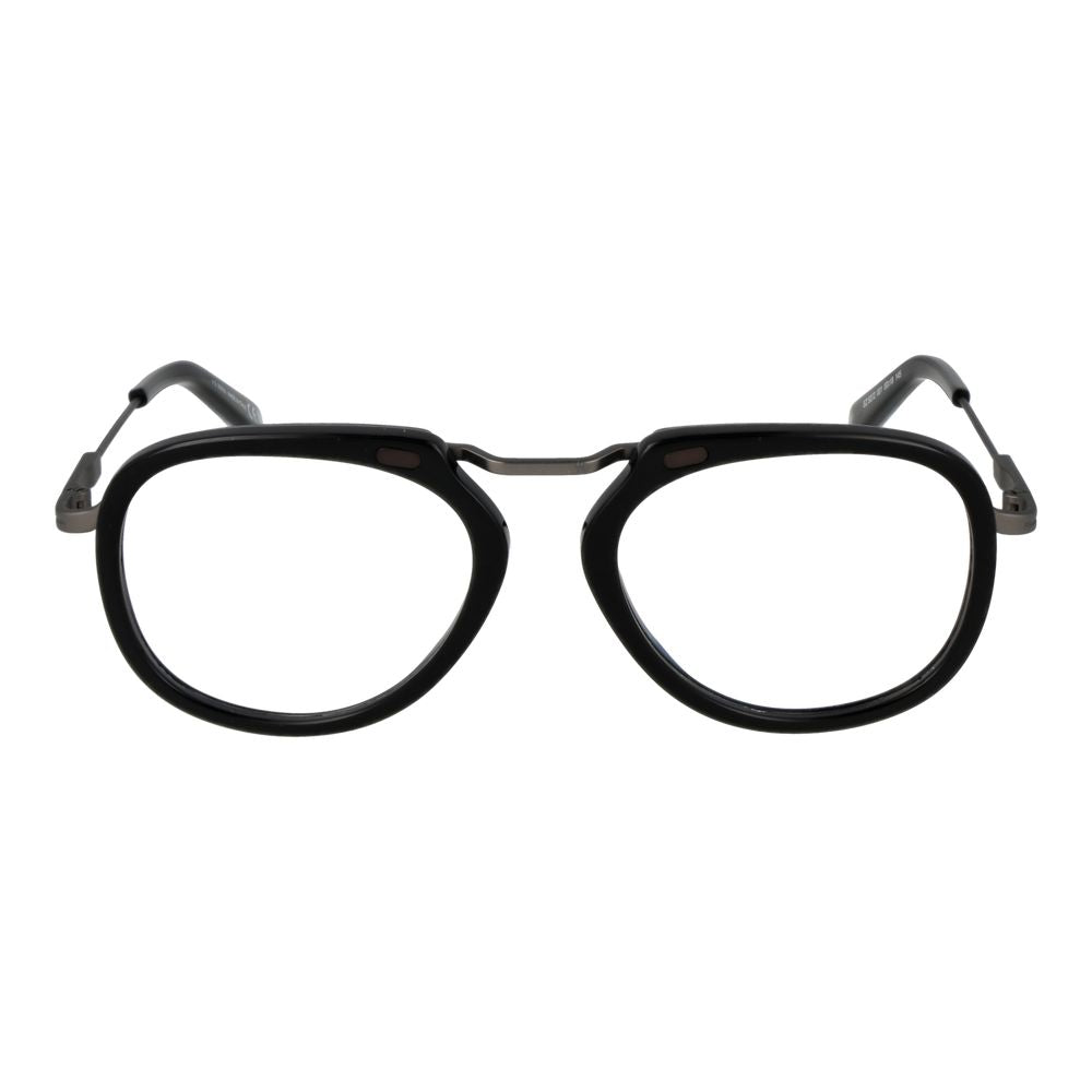 Ermenegildo Zegna Black Metal Glasses Men's (Frames)