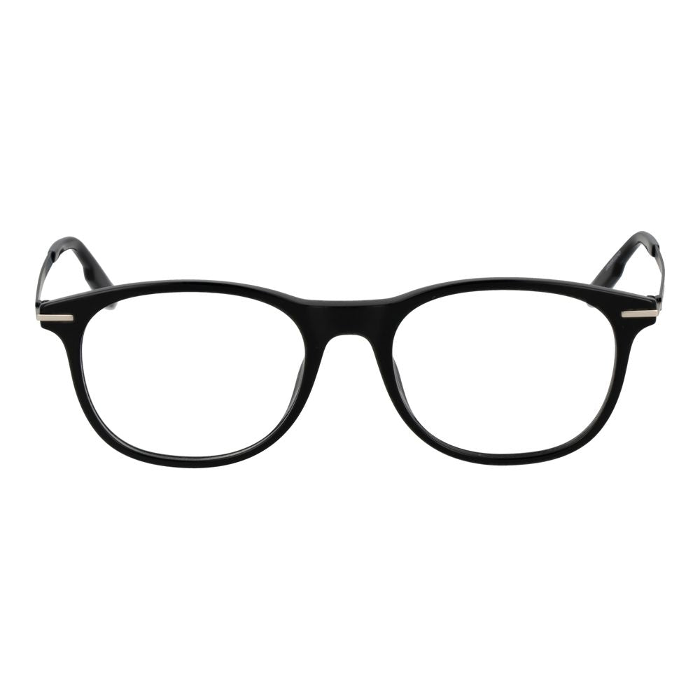 Ermenegildo Zegna Black Plastic Glasses Men's (Frames)