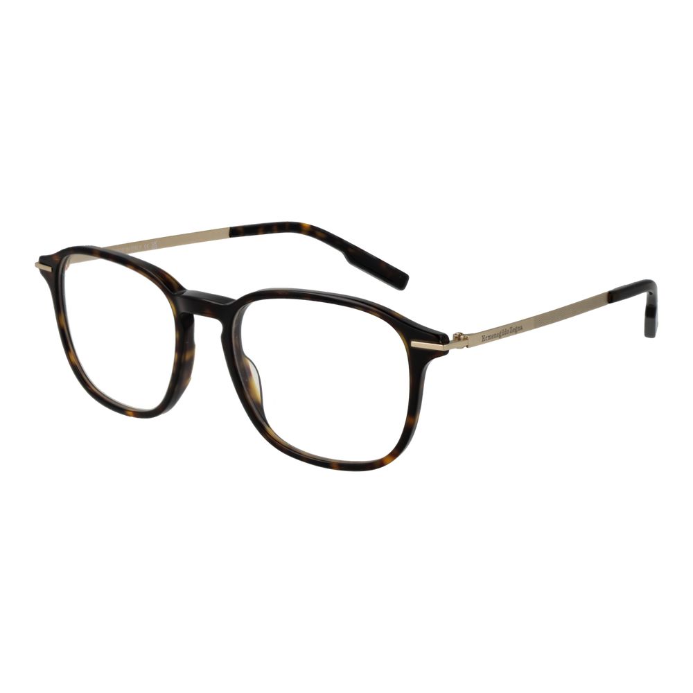 Ermenegildo Zegna Brown Acetate Glasses Men's (Frames)