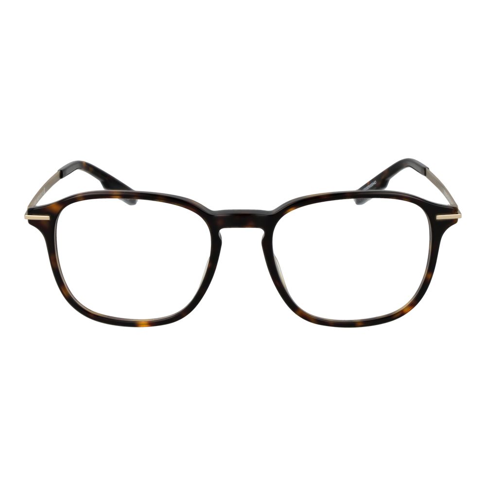 Ermenegildo Zegna Brown Acetate Glasses Men's (Frames)