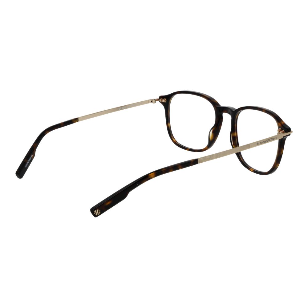 Ermenegildo Zegna Brown Acetate Glasses Men's (Frames)