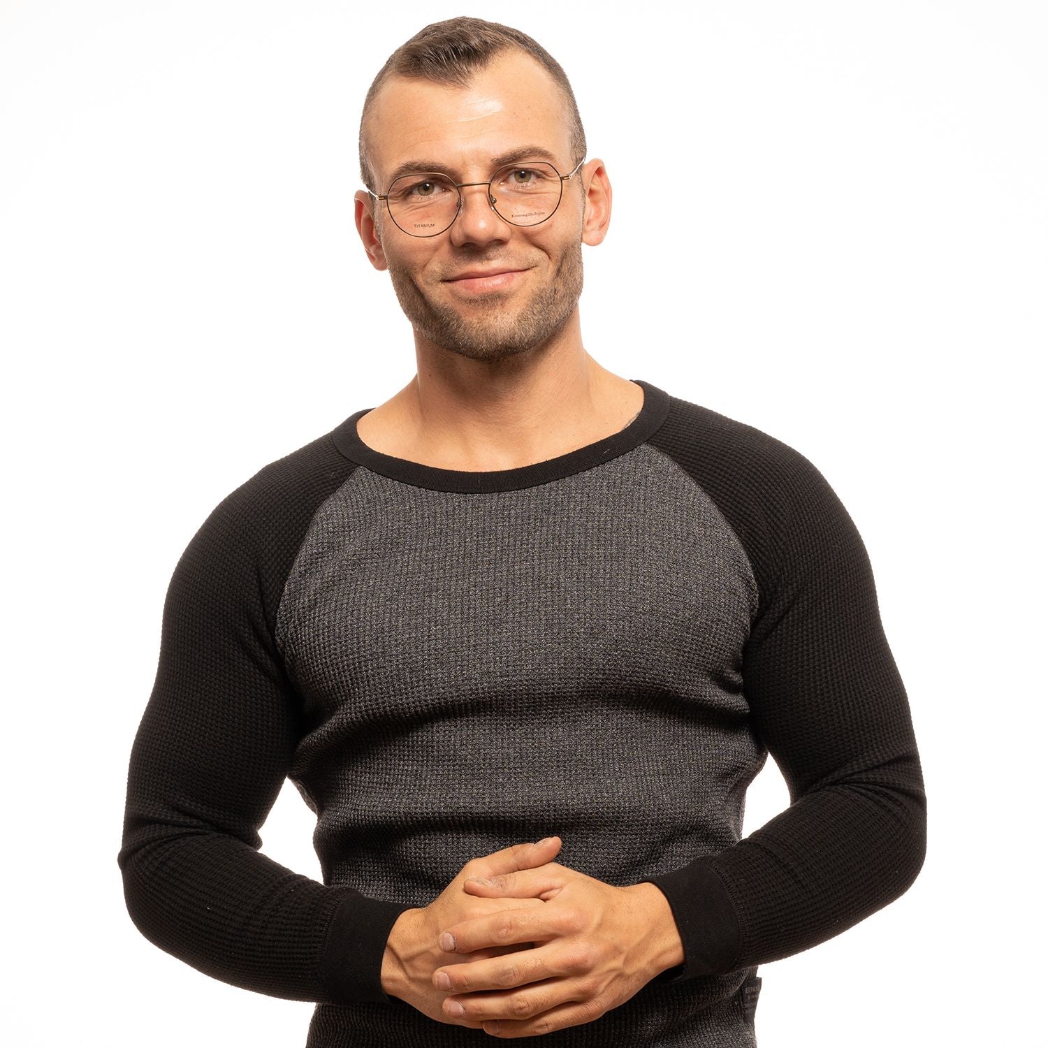 Ermenegildo Zegna Bronze Men Men's Frames