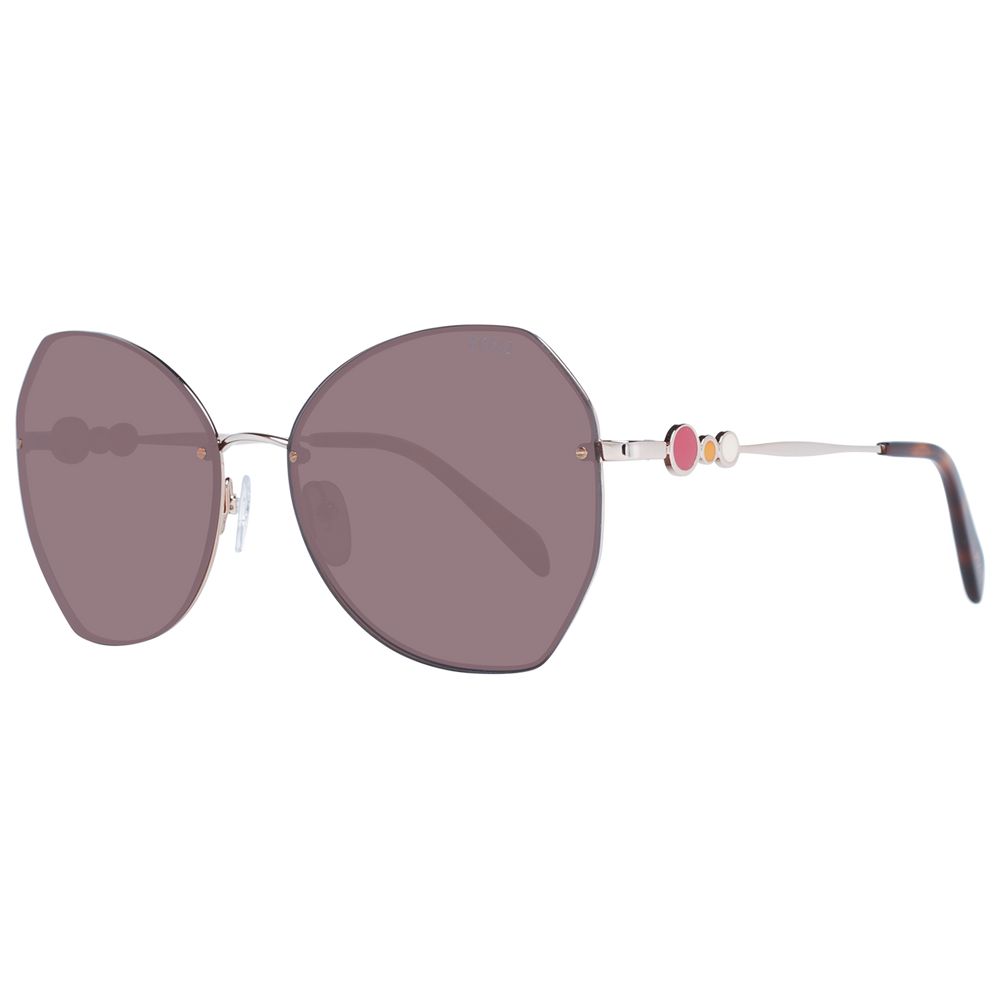 Emilio Pucci Rose Gold Women Women's Sunglasses