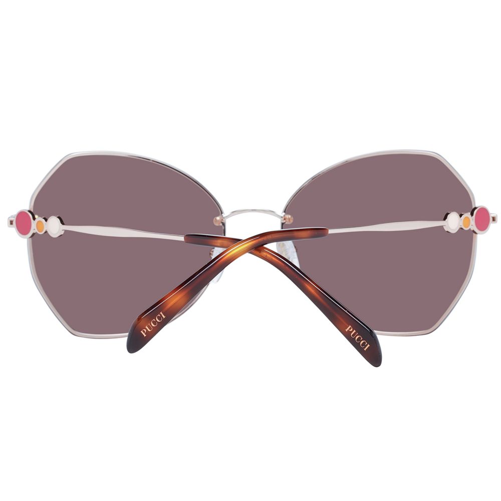 Emilio Pucci Rose Gold Women Women's Sunglasses