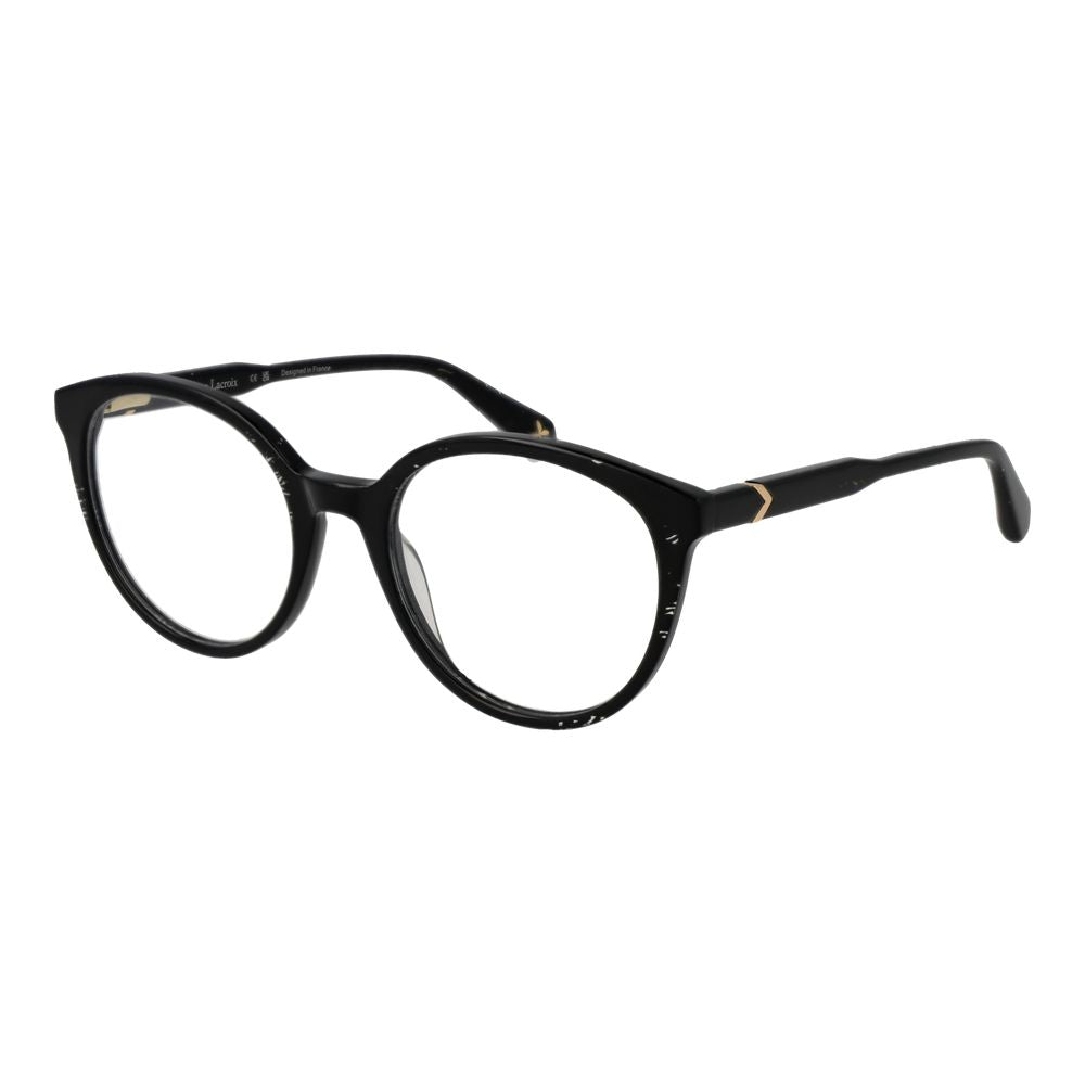 Christian Lacroix Black Acetate Glasses Women's (Frames)