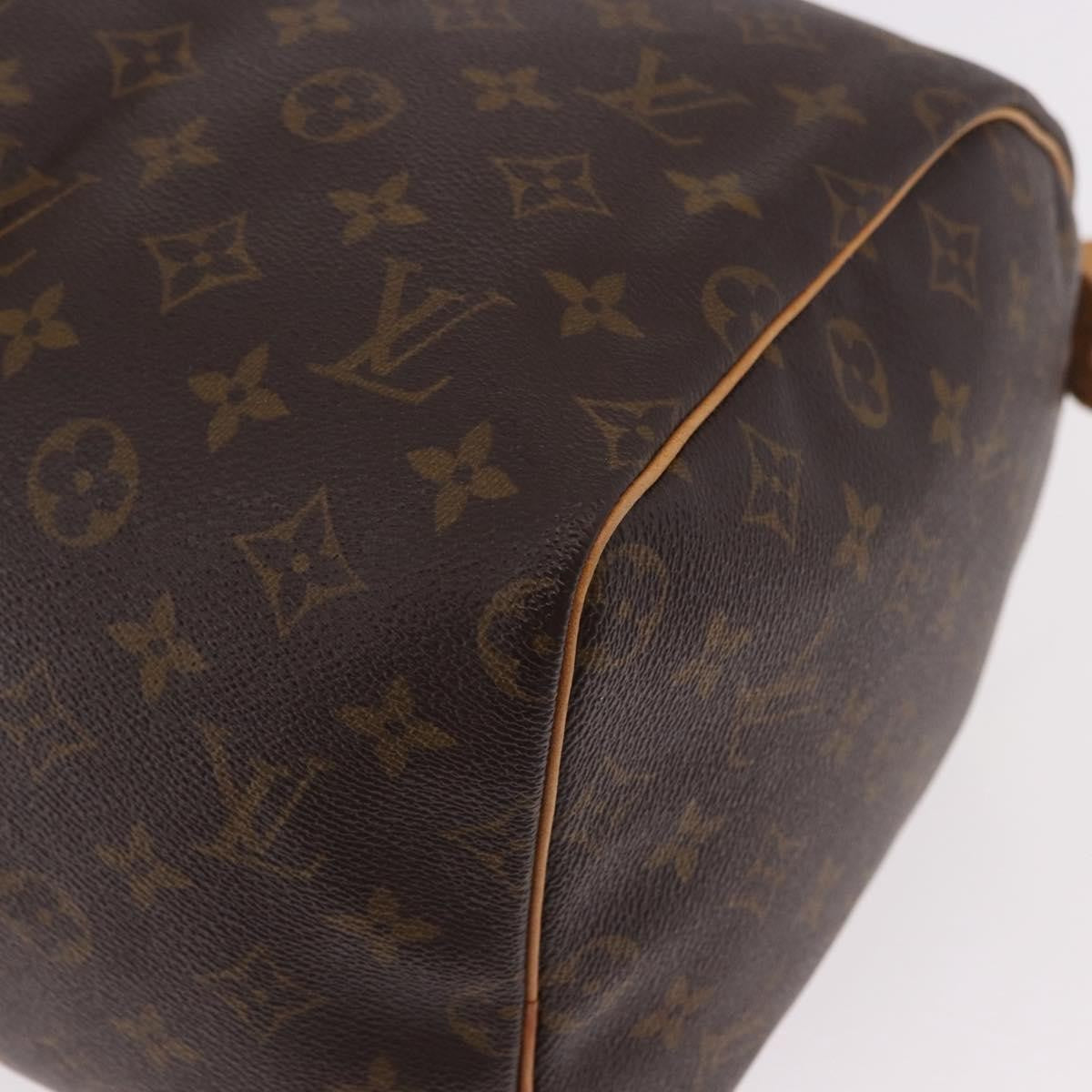 Louis Vuitton Speedy Monogram Canvas Brown Canvas Handbag (Pre-Owned)