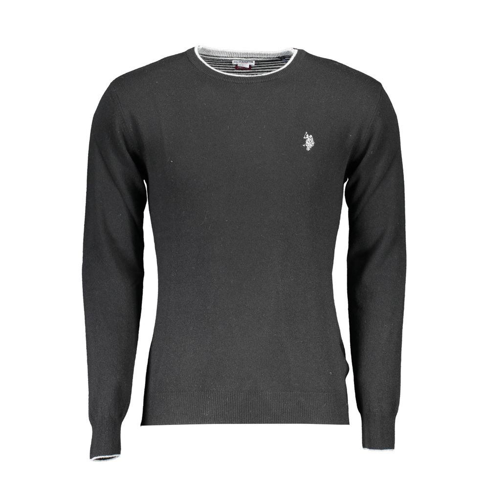 U.S. POLO ASSN. Black Wool Men's Men's Sweater