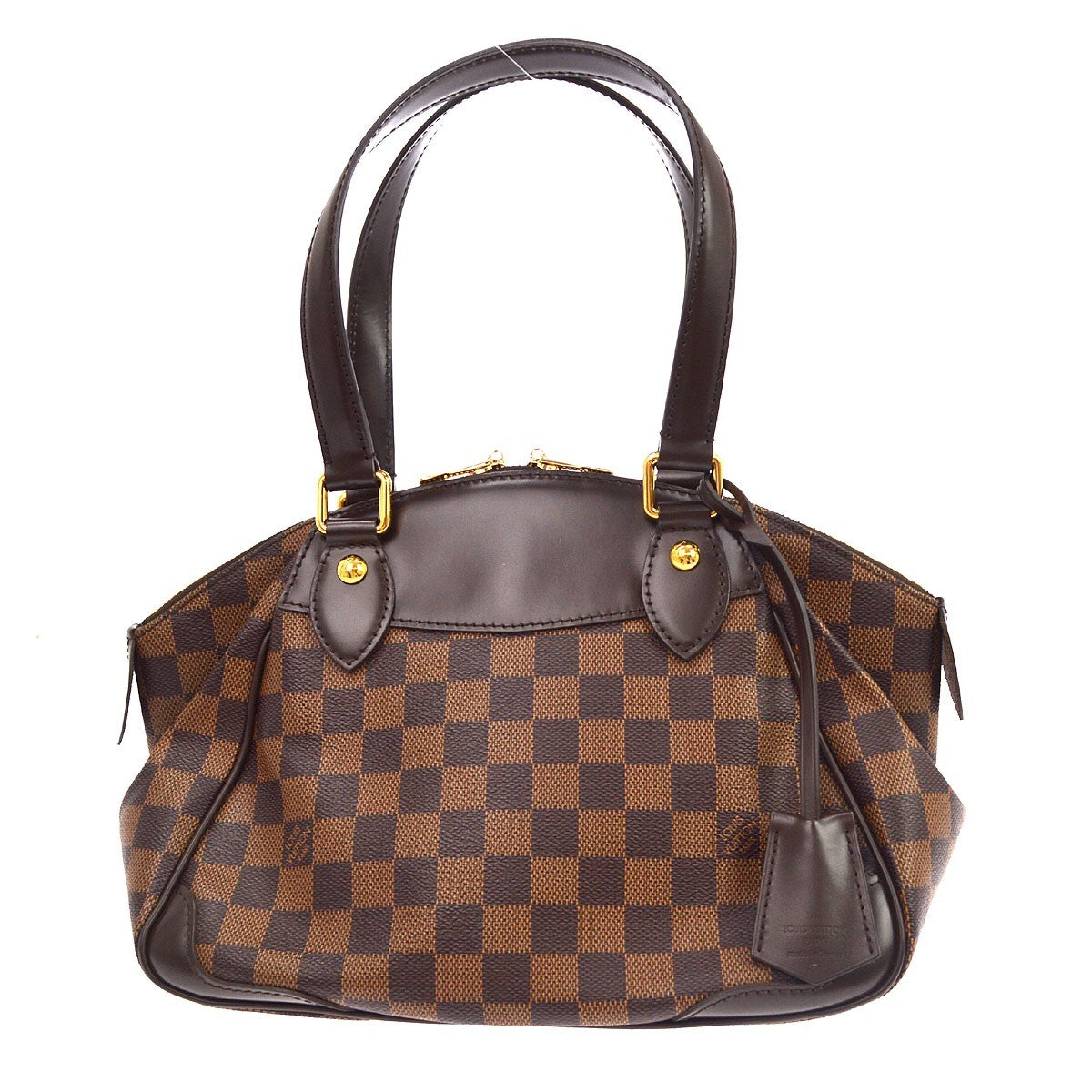 Louis Vuitton Verona Damier Brown Canvas Handbag (Pre-Owned)