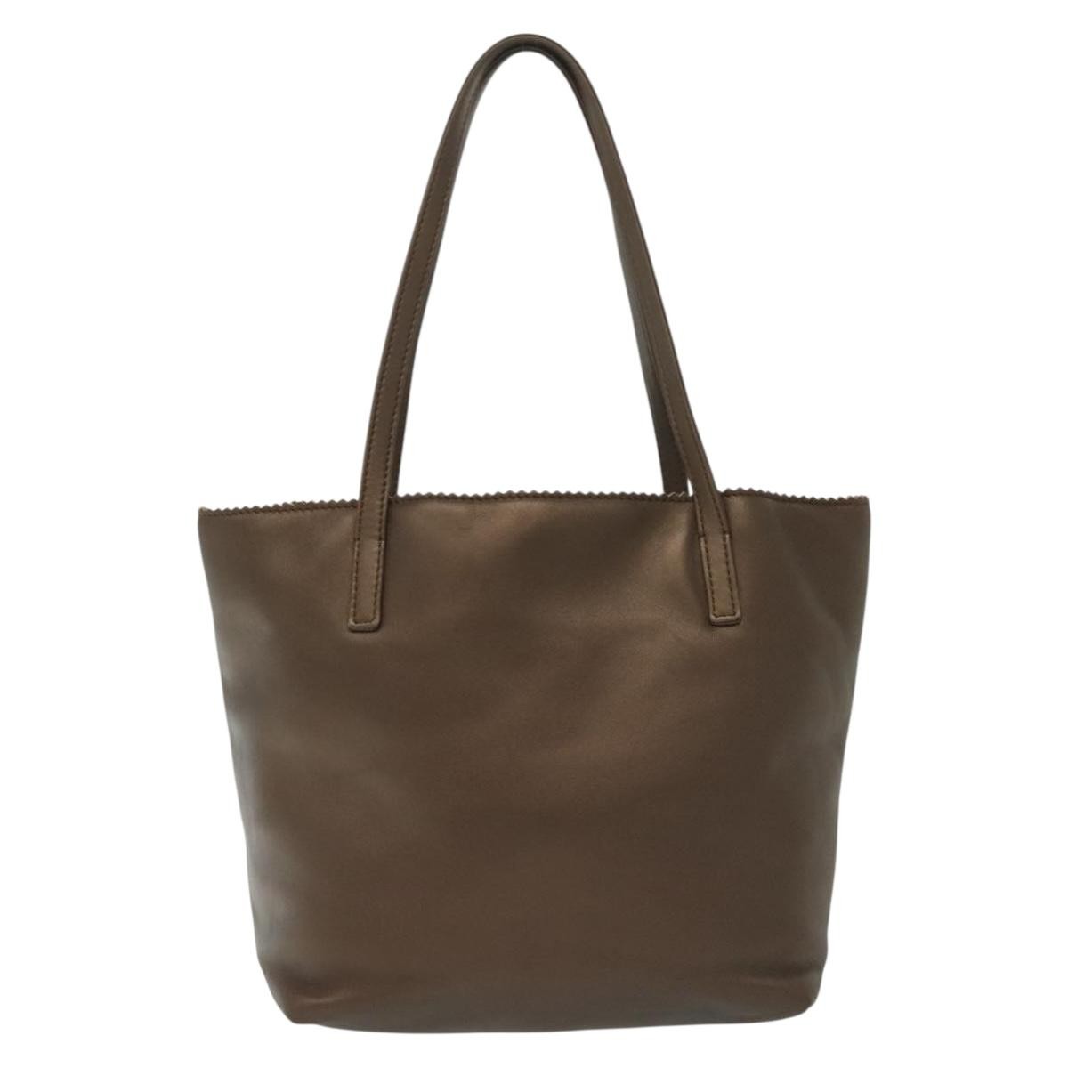 Loewe Anagram Leather Brown Leather Handbag (Pre-Owned)