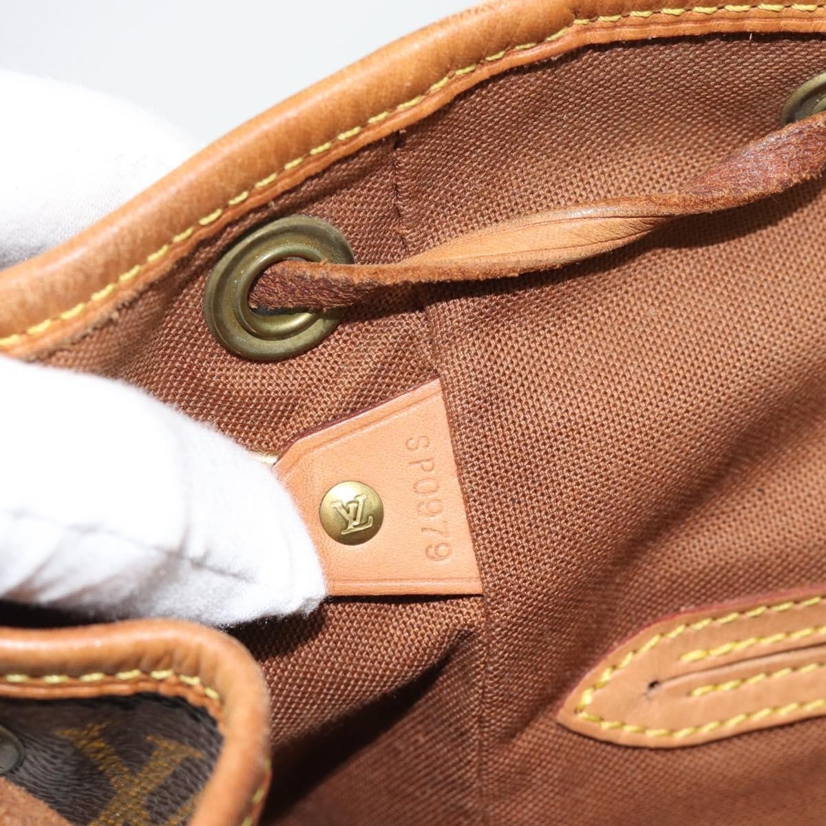 Louis Vuitton Vintage Montsouris Monogram Canvas Brown Canvas Backpack Bag (Pre-Owned)