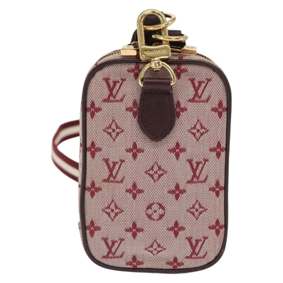 Louis Vuitton Camera Mini Lin Red Canvas Clutche & Pouche Bag (Pre-Owned)