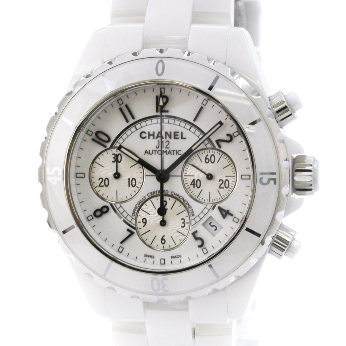 Chanel J12 Gmt Automatic Ceramic And Stainless Steel Watch (Pre-Owned)