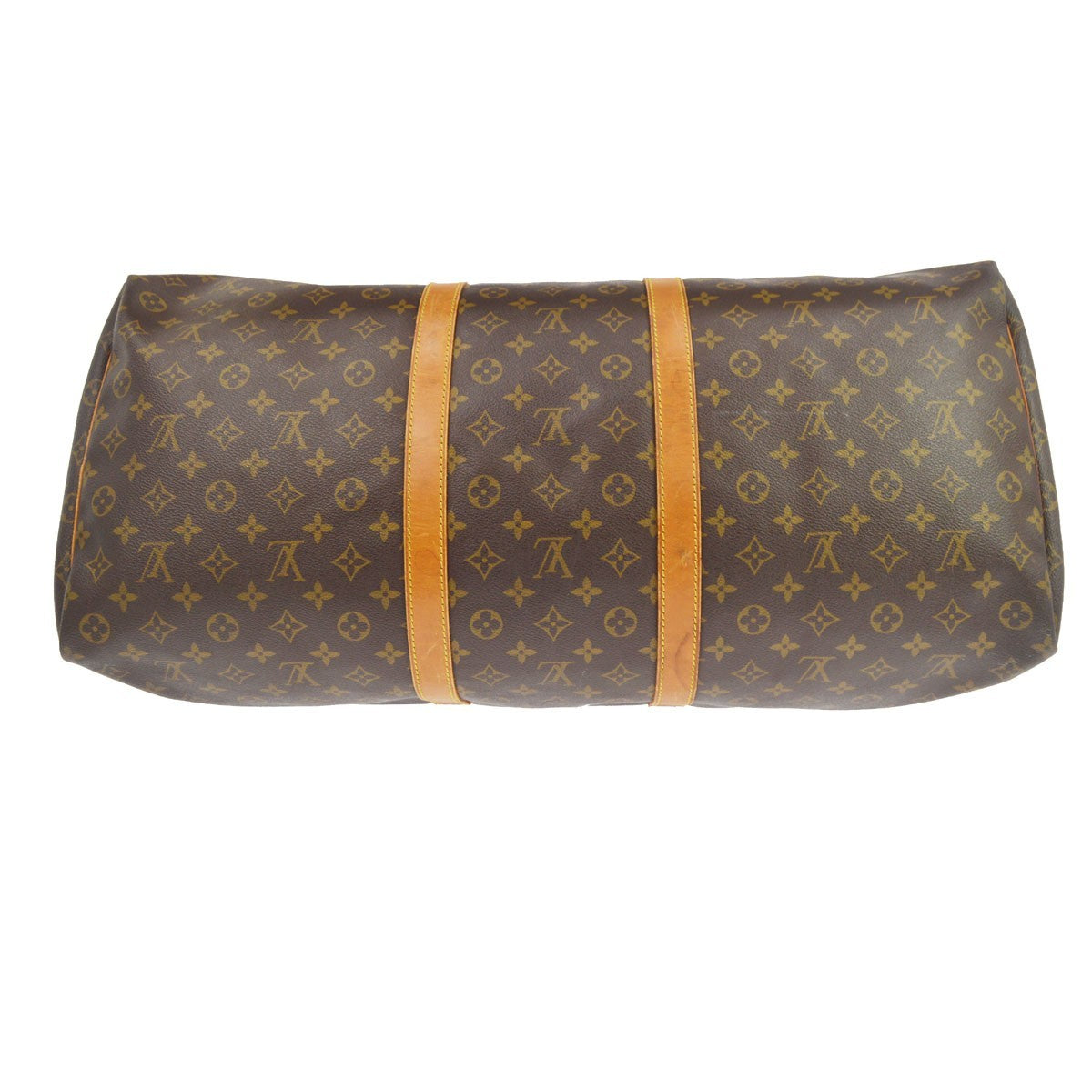 Louis Vuitton Keepall Monogram Canvas Brown Canvas Travel Bag Bag (Pre-Owned)