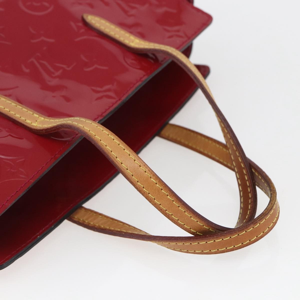 Louis Vuitton Catalina Monogram Vernis Pink Patent_Leather Handbag (Pre-Owned)