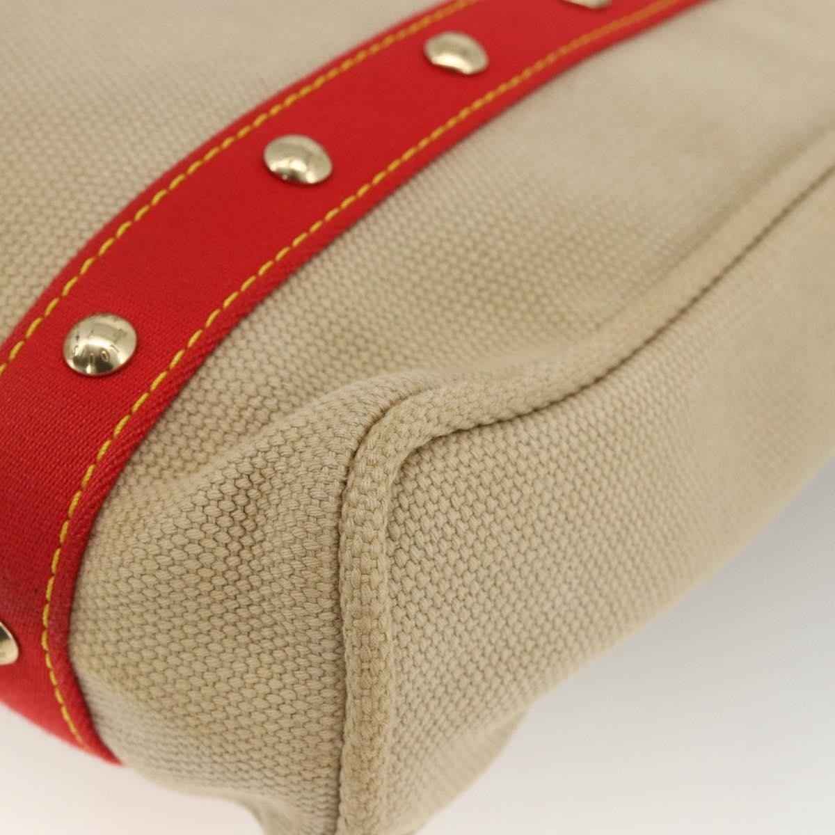 Louis Vuitton Antigua Tote Canvas Beige Canvas Tote Bag Bag (Pre-Owned)