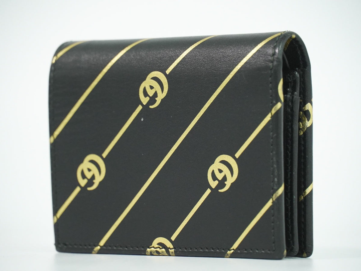Gucci Gg Marmont Leather Black Leather Wallets Accessory (Pre-Owned)