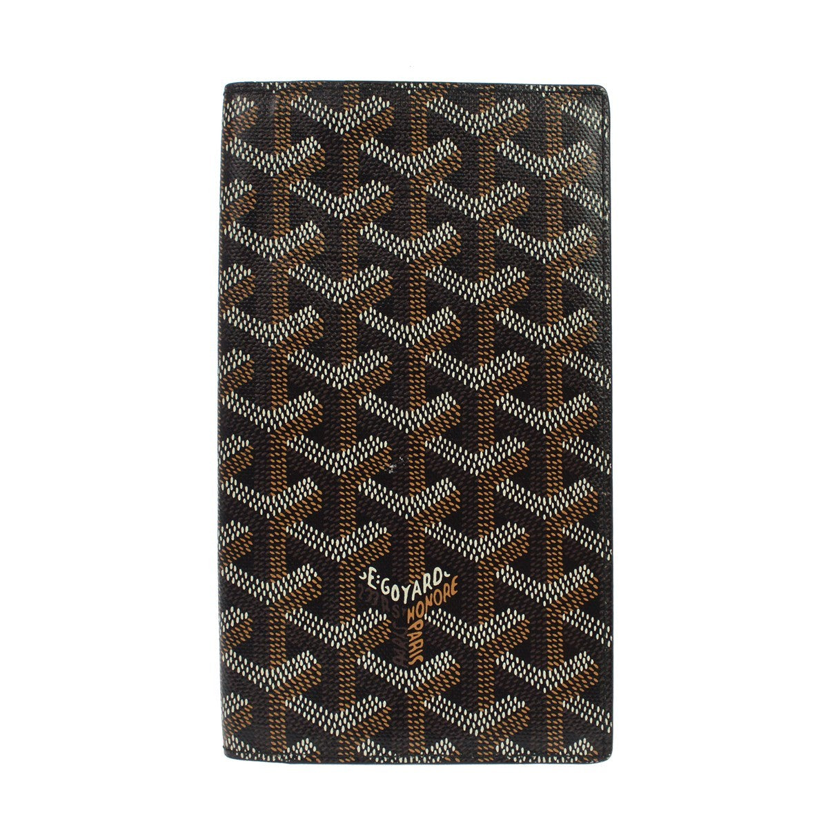 Goyard Saint Roch Coated Canvas Brown Canvas Wallets Accessory (Pre-Owned)