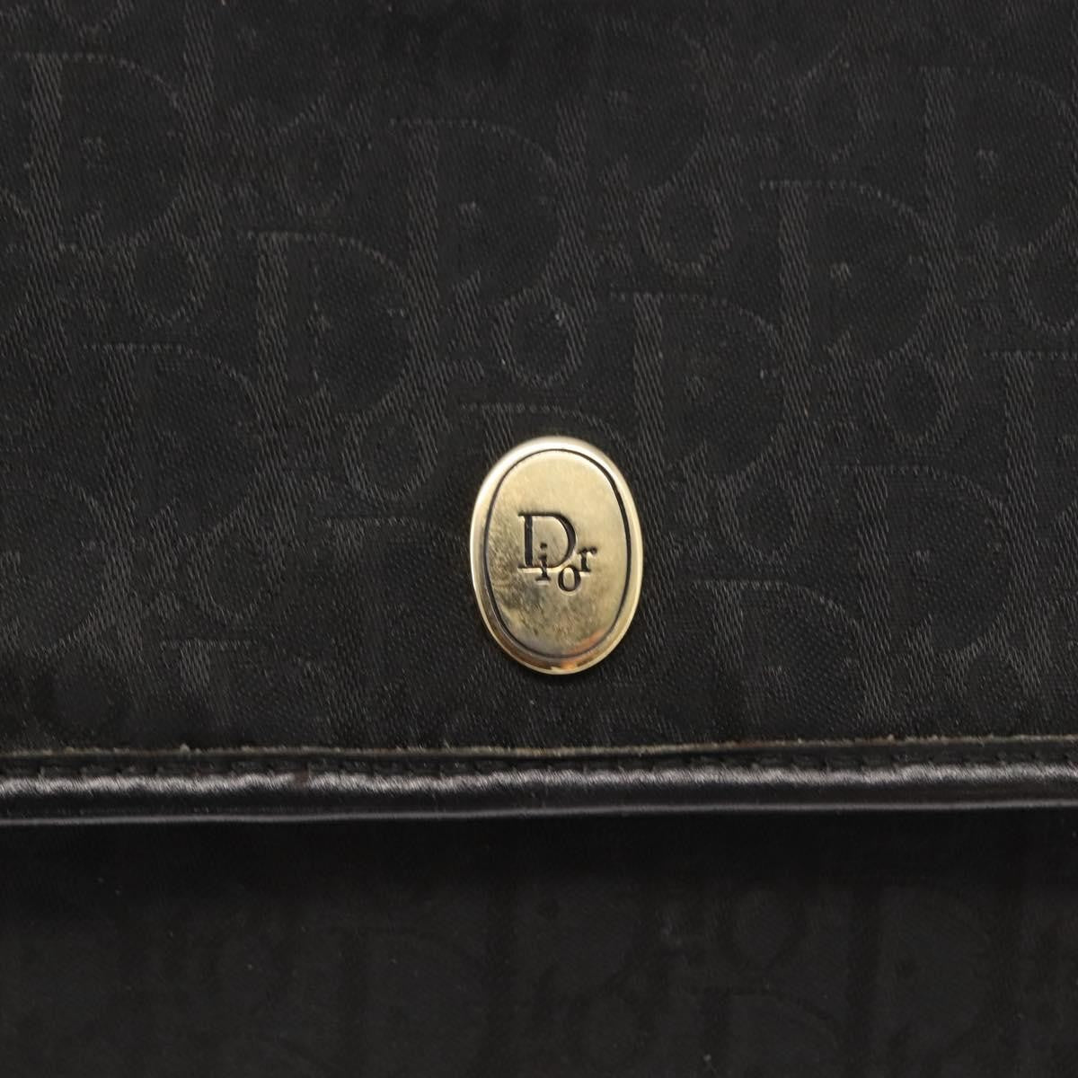 Christian Dior Trotter Shoulder Canvas Black Canvas Shoulder Bag Bag (Pre-Owned)