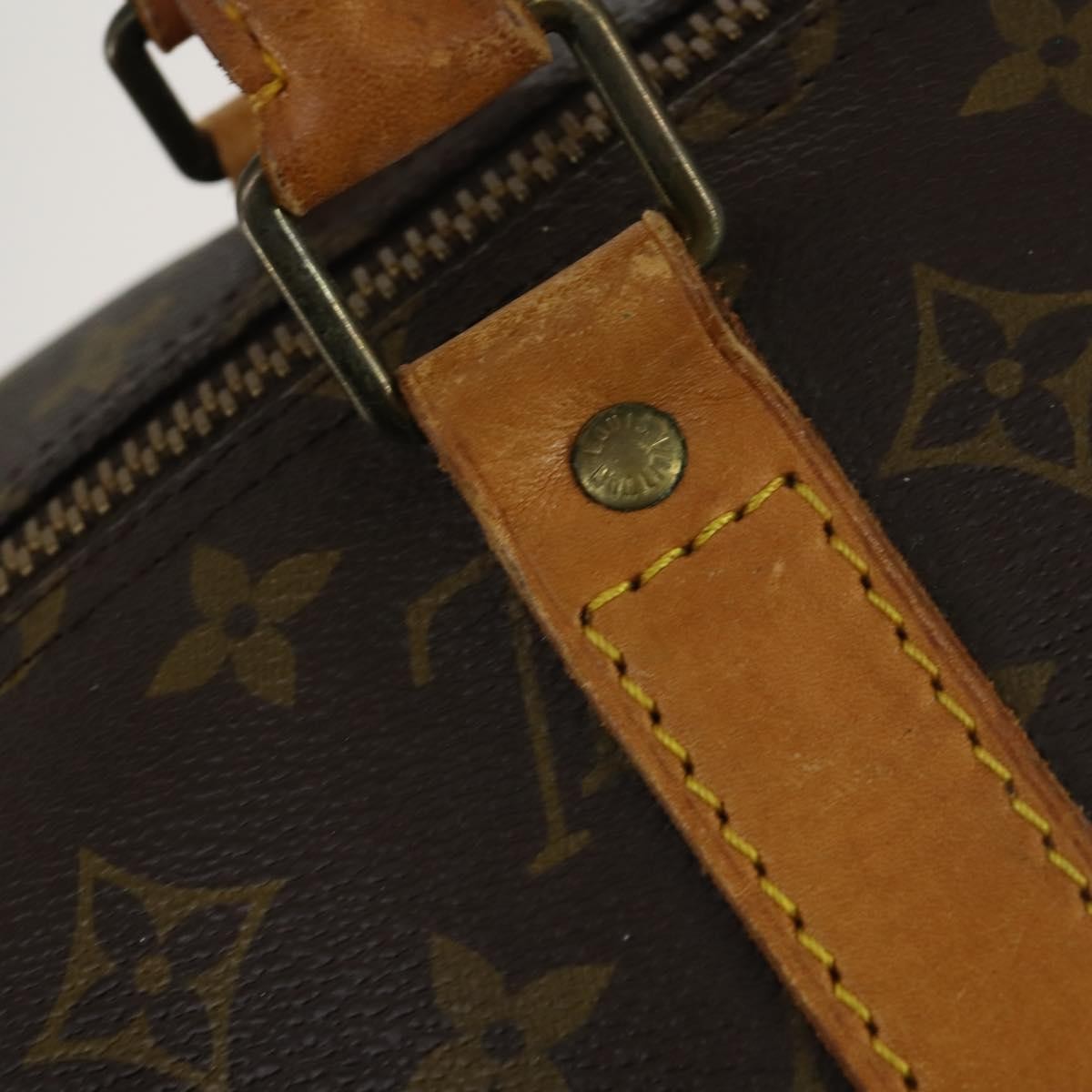 Louis Vuitton Keepall Monogram Canvas Brown Canvas Travel Bag Bag (Pre-Owned)