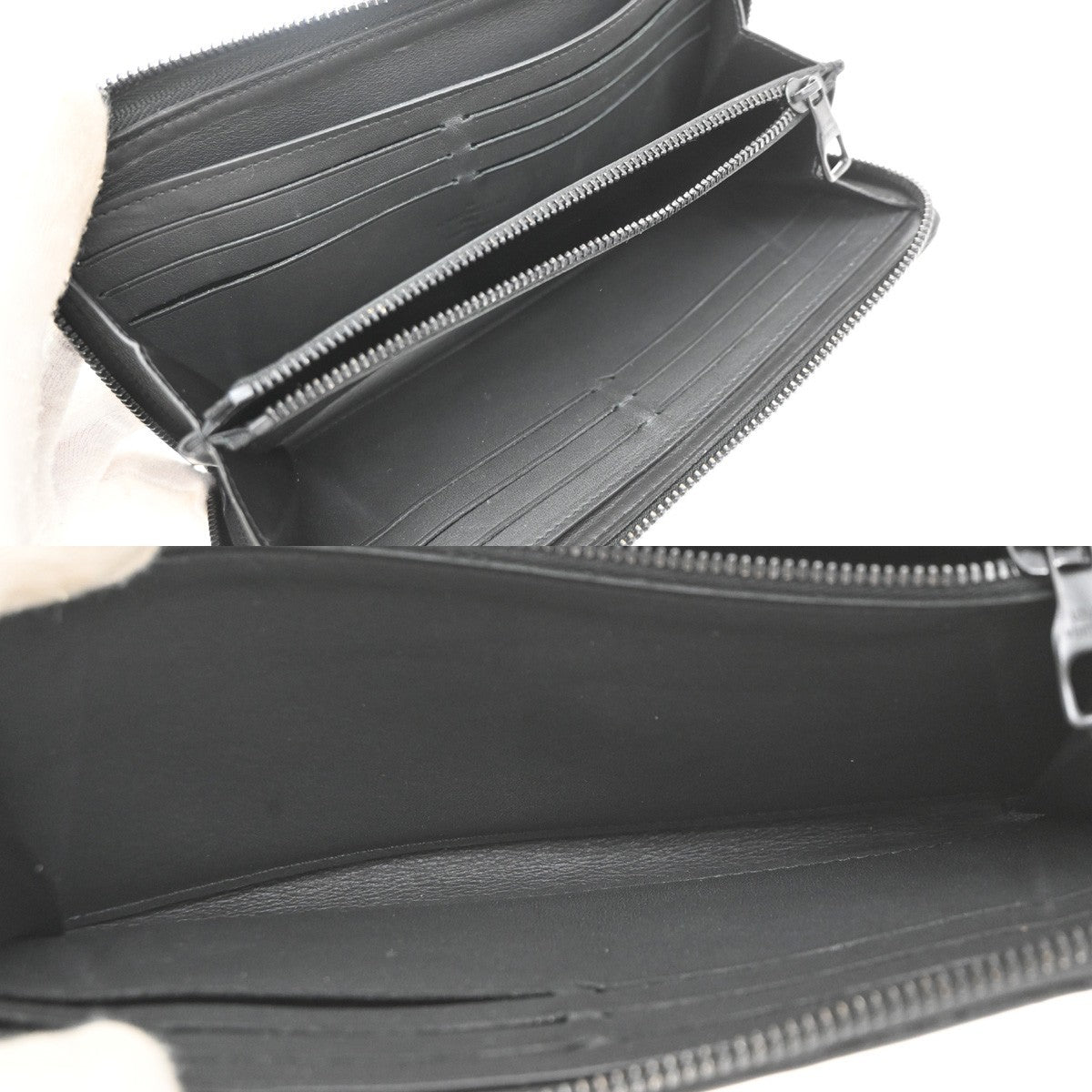 Louis Vuitton Clemence Monogram Empreinte Leather Black Leather Wallets Accessory (Pre-Owned)