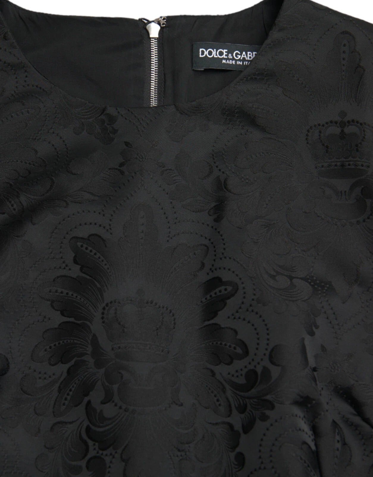 Dolce & Gabbana Black Sleeveless Bodycon A-line Mini Women's Dress