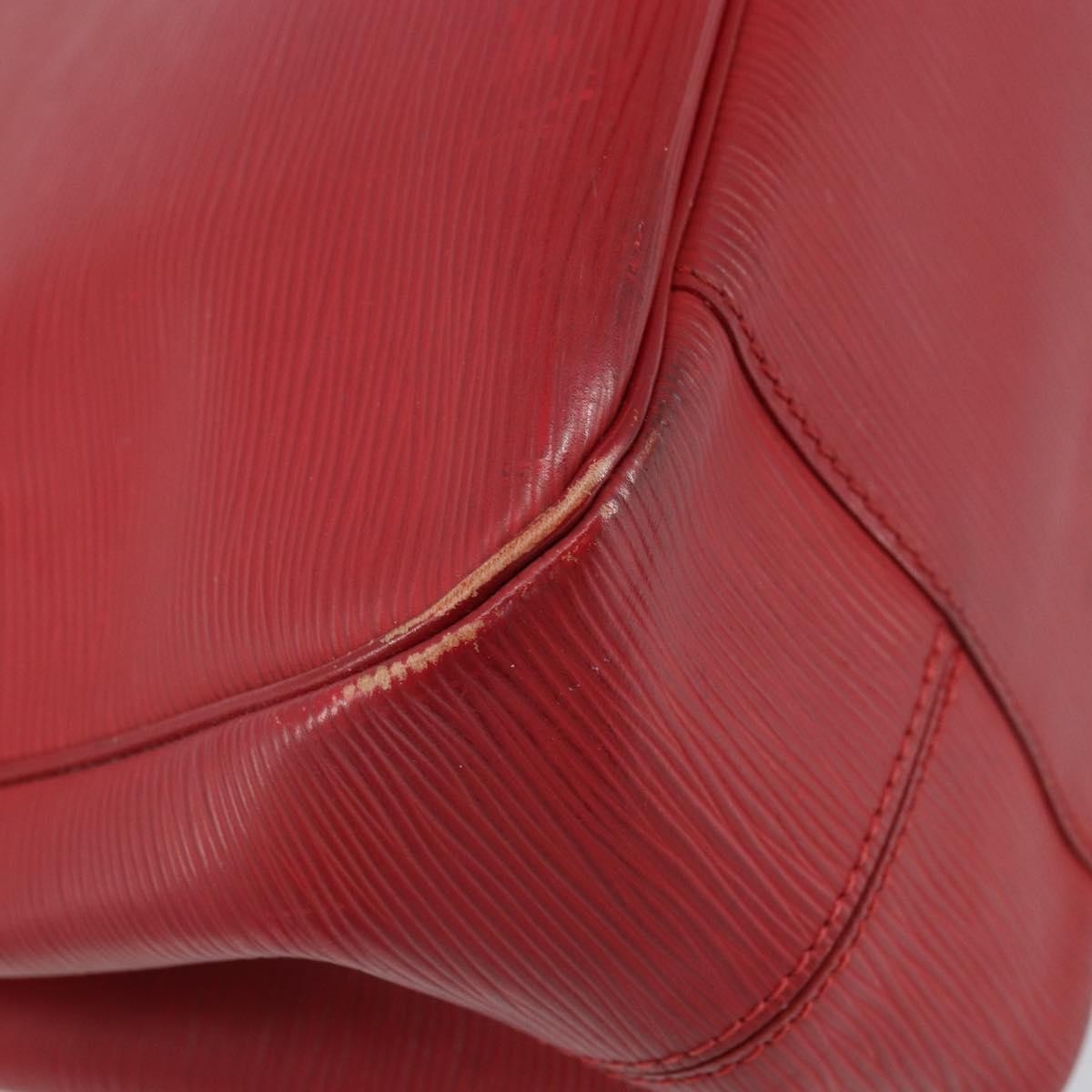 Louis Vuitton Passy Tote Epi Leather Red Leather Handbag (Pre-Owned)