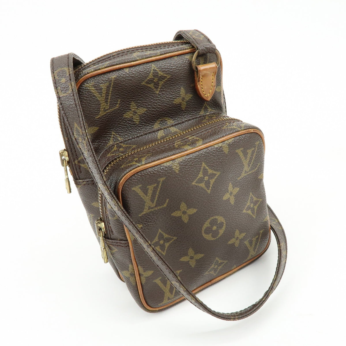 Louis Vuitton Amazone Monogram Canvas Brown Canvas Handbag (Pre-Owned)
