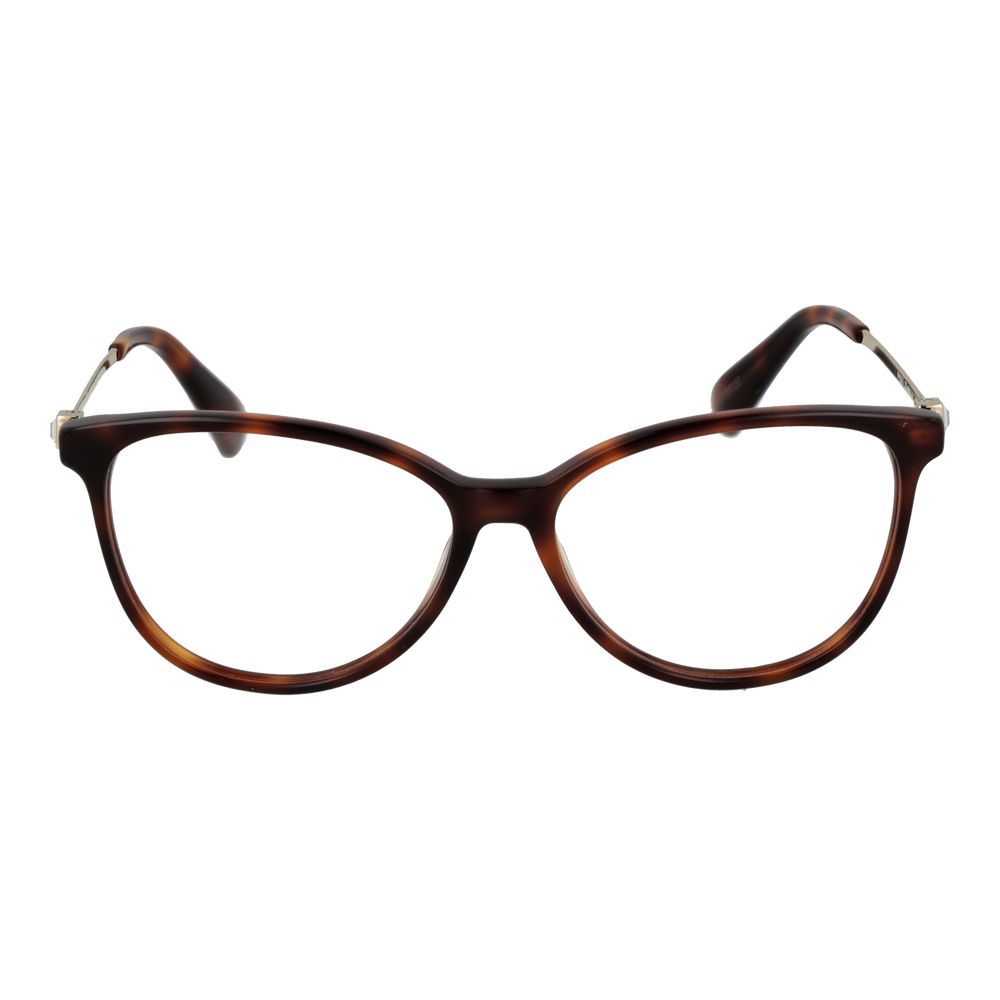 Max Mara Brown Metal & Plastic Glasses Women's (Frames)