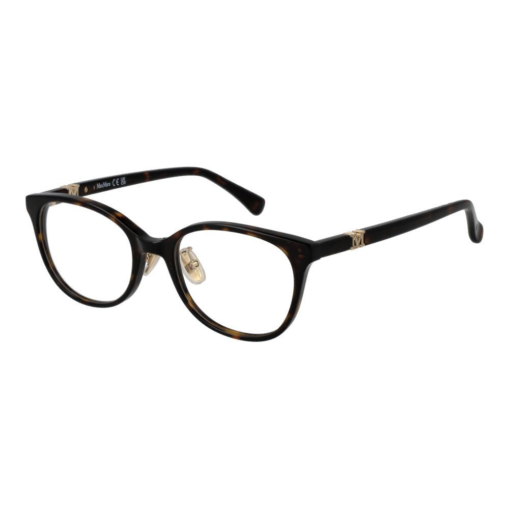 Max Mara Brown Acetate Glasses Women's (Frames)