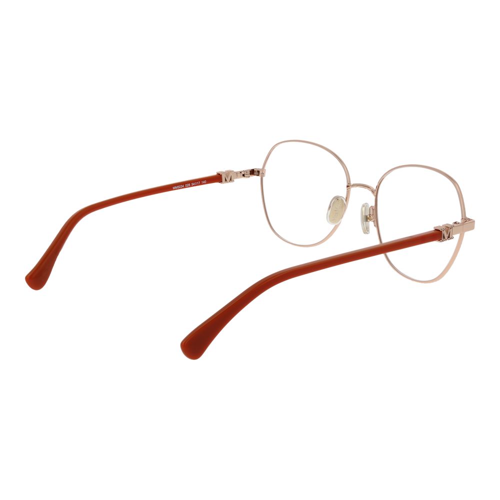 Max Mara Gold Metal Glasses Women's (Frames)