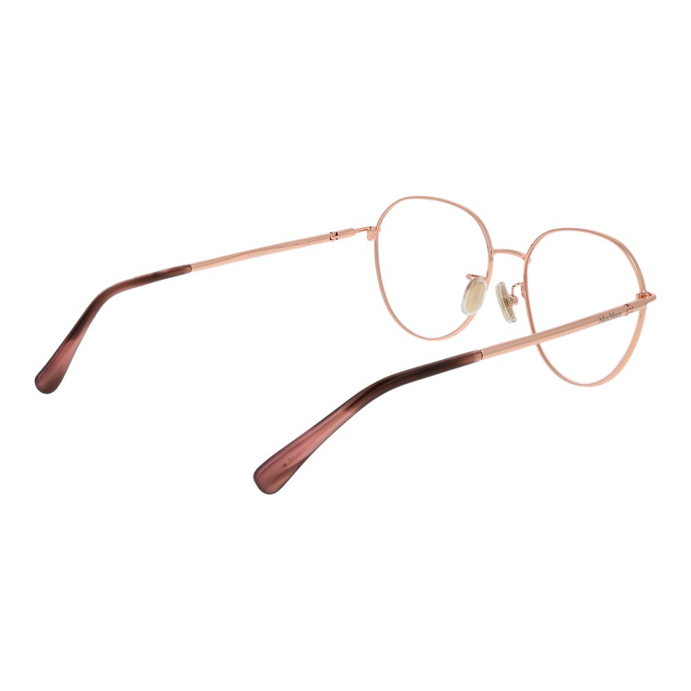 Max Mara Rose Gold Metal Glasses Women's (Frames)
