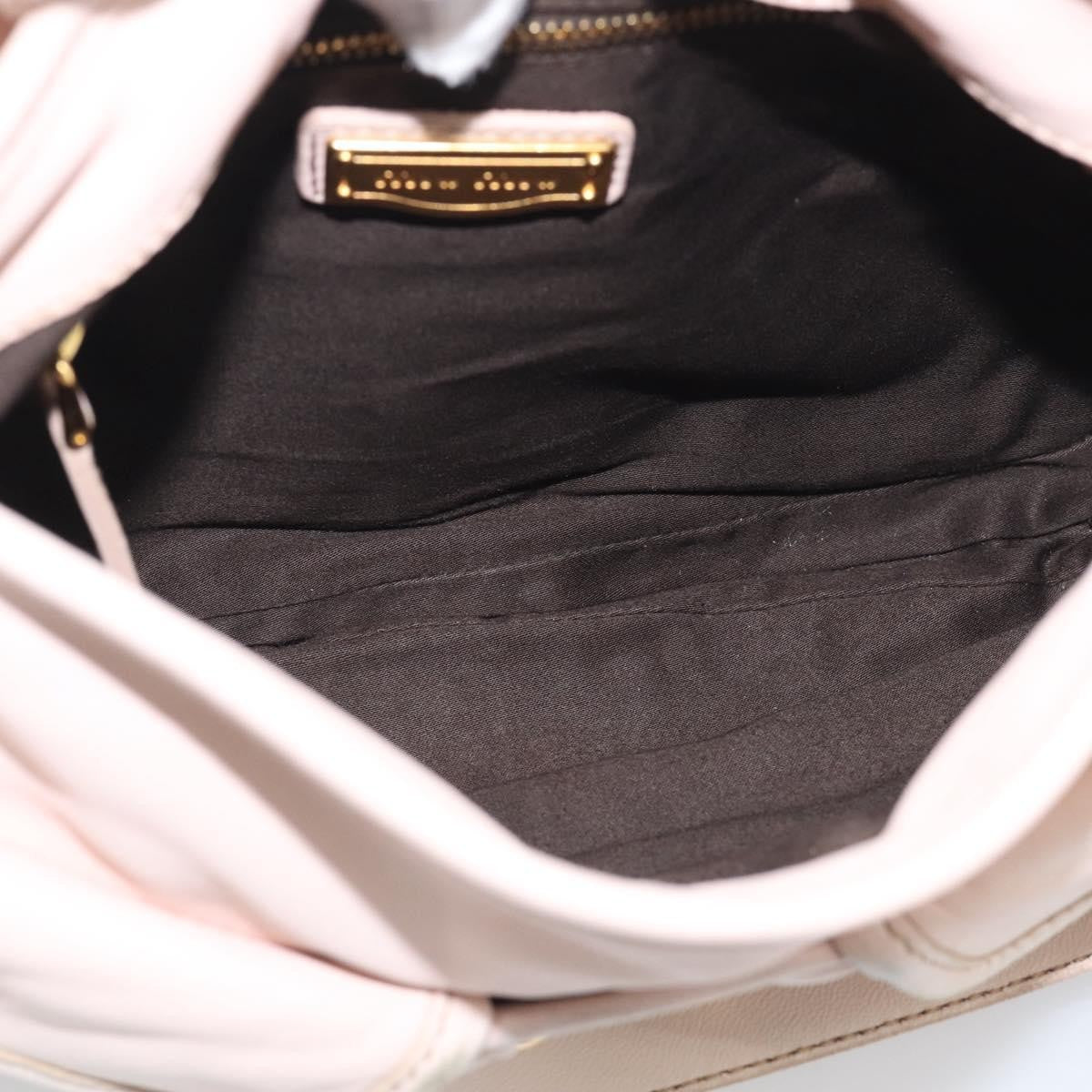 Miu Miu Coffer Hobo Matelasse Leather Pink Leather Handbag (Pre-Owned)