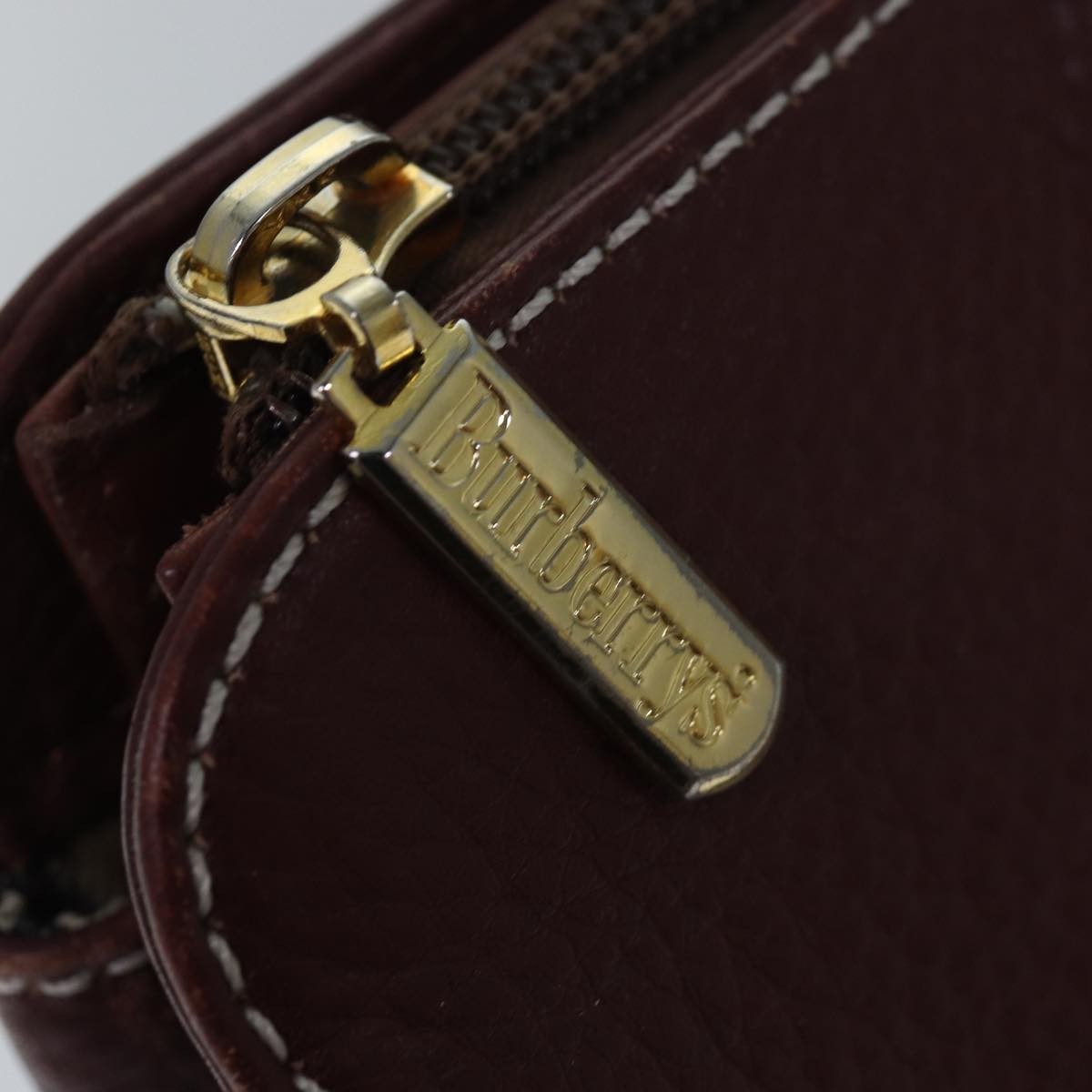Burberry Vintage Leather Brown Leather Tote Bag Bag (Pre-Owned)