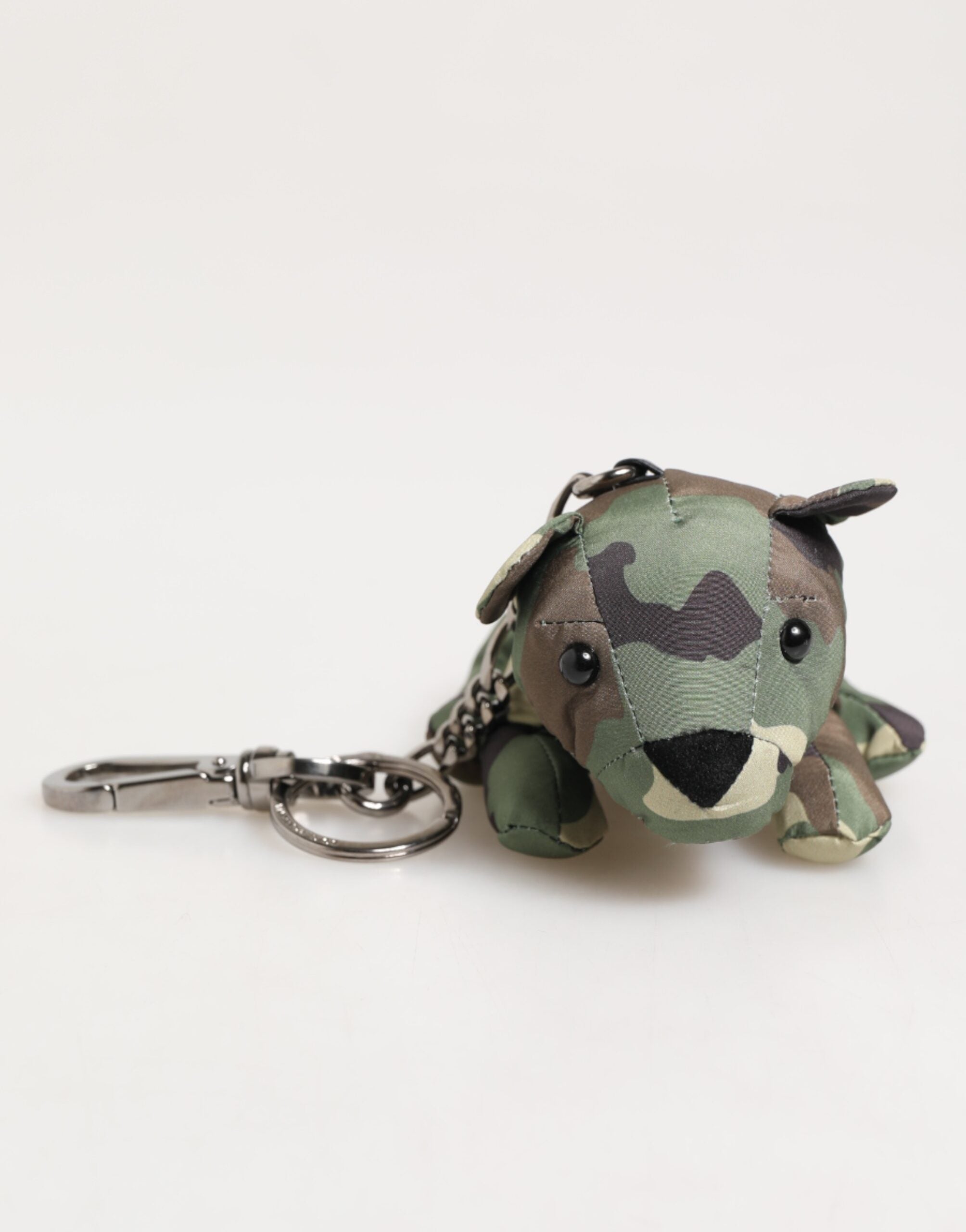 Dolce & Gabbana Camouflage Multicolor Animal Silhouette Keychain Men's Keyring