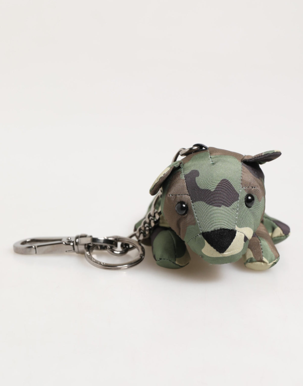 Dolce & Gabbana Camouflage Multicolor Animal Silhouette Keychain Men's Keyring