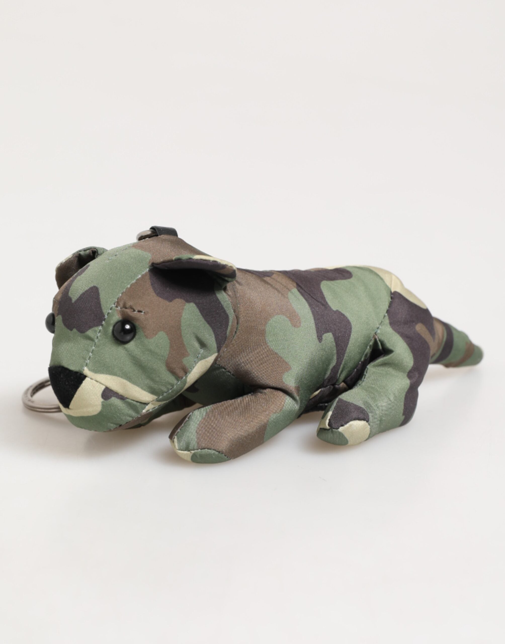 Dolce & Gabbana Camouflage Multicolor Animal Silhouette Keychain Men's Keyring