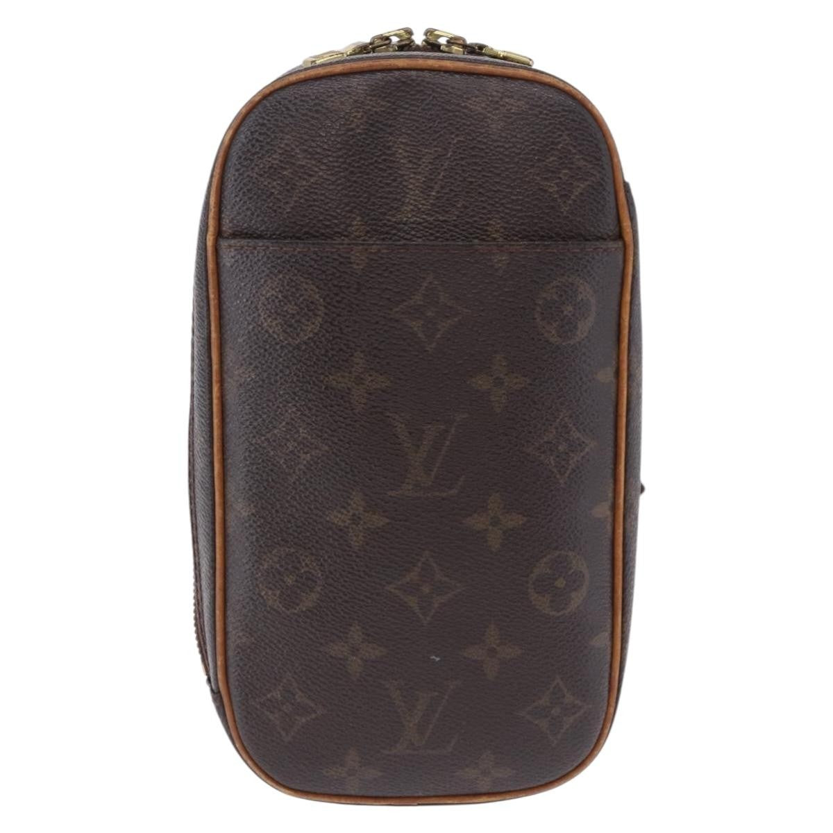 Louis Vuitton Pochette Gange Monogram Canvas Brown Canvas Clutche & Pouche Bag (Pre-Owned)