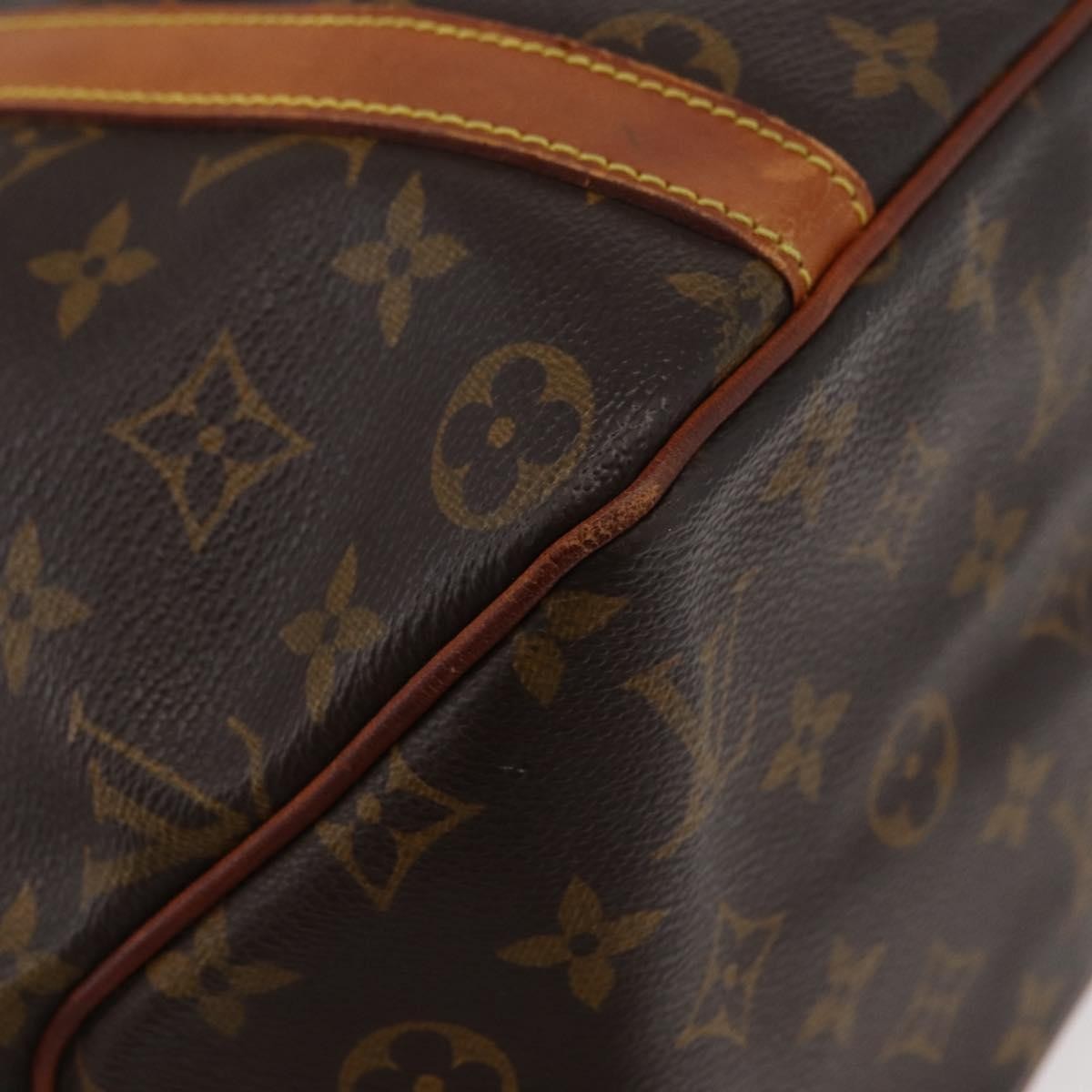 Louis Vuitton Shopping Sac Monogram Canvas Brown Canvas Handbag (Pre-Owned)