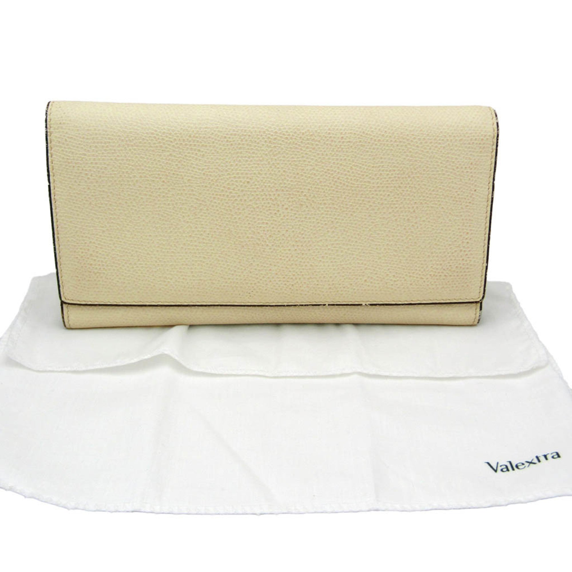 Valextra Beige Leather Wallet (Pre-Owned)