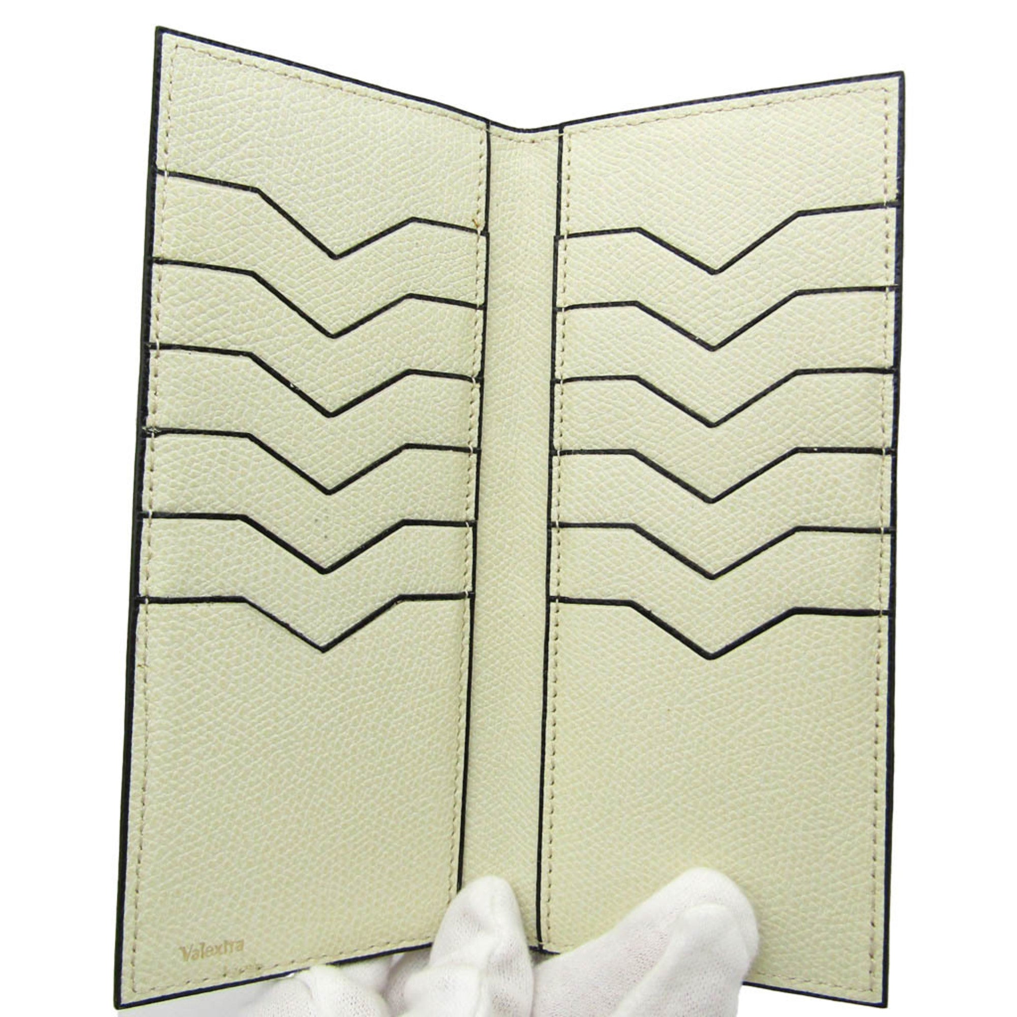 Valextra Beige Leather Wallet (Pre-Owned)