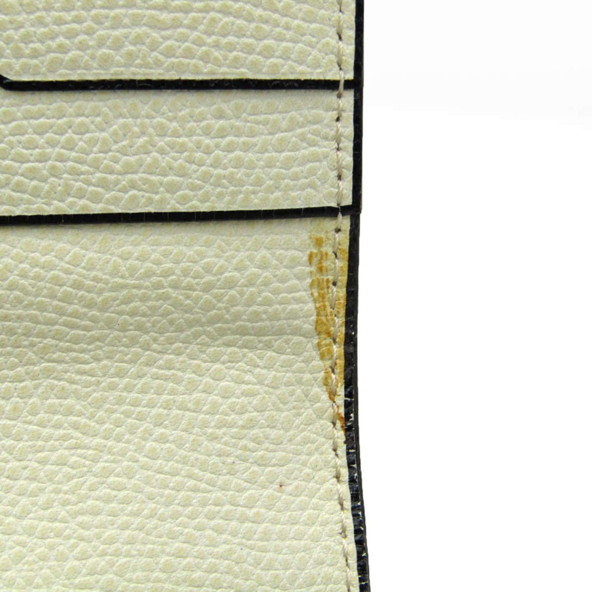 Valextra Beige Leather Wallet (Pre-Owned)
