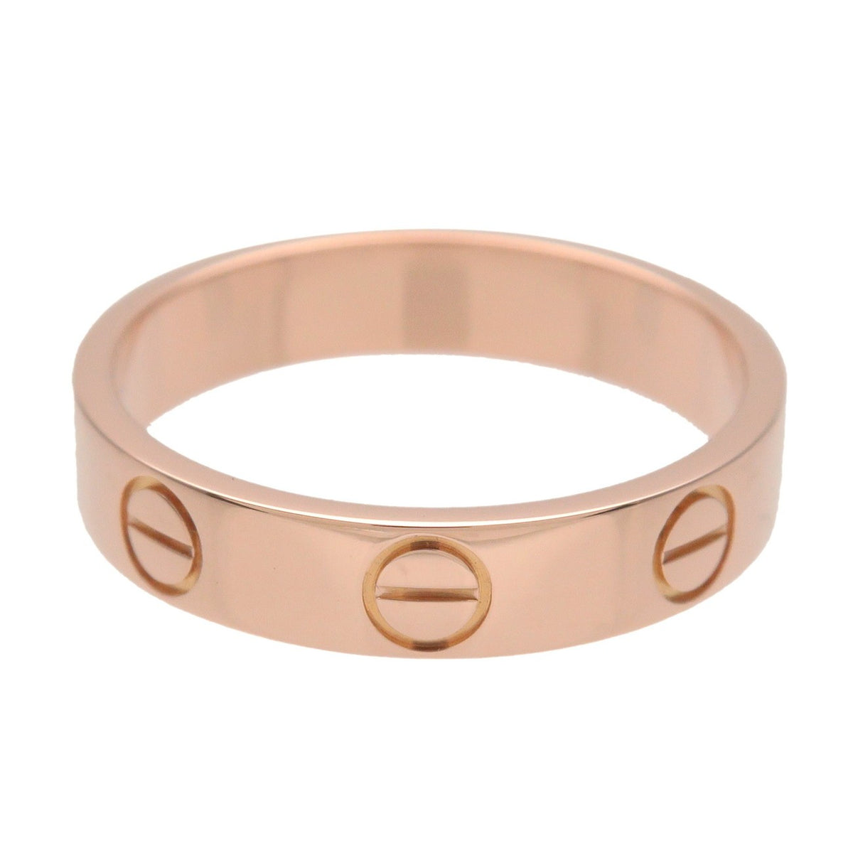 Cartier Love Band 18K Rose Gold Gold Rose_Gold Ring Jewelry (Pre-Owned)