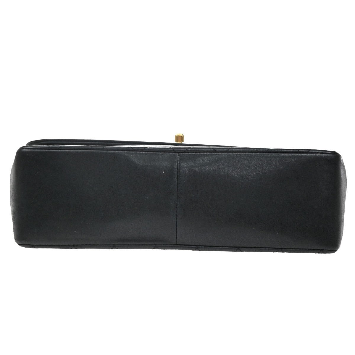 Chanel Chanel Matelassé Cuir Noir Black Leather Black Leather Shoulder Bag Bag (Pre-Owned)