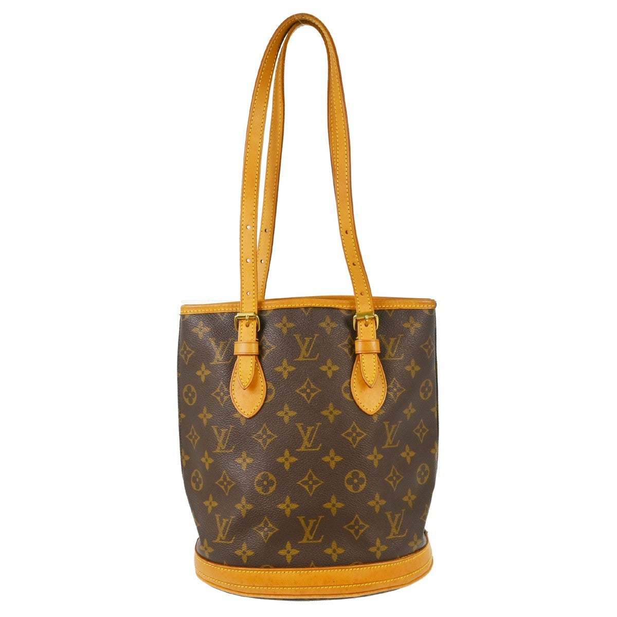 Louis Vuitton Bucket Monogram Canvas Brown Canvas Tote Bag Bag (Pre-Owned)