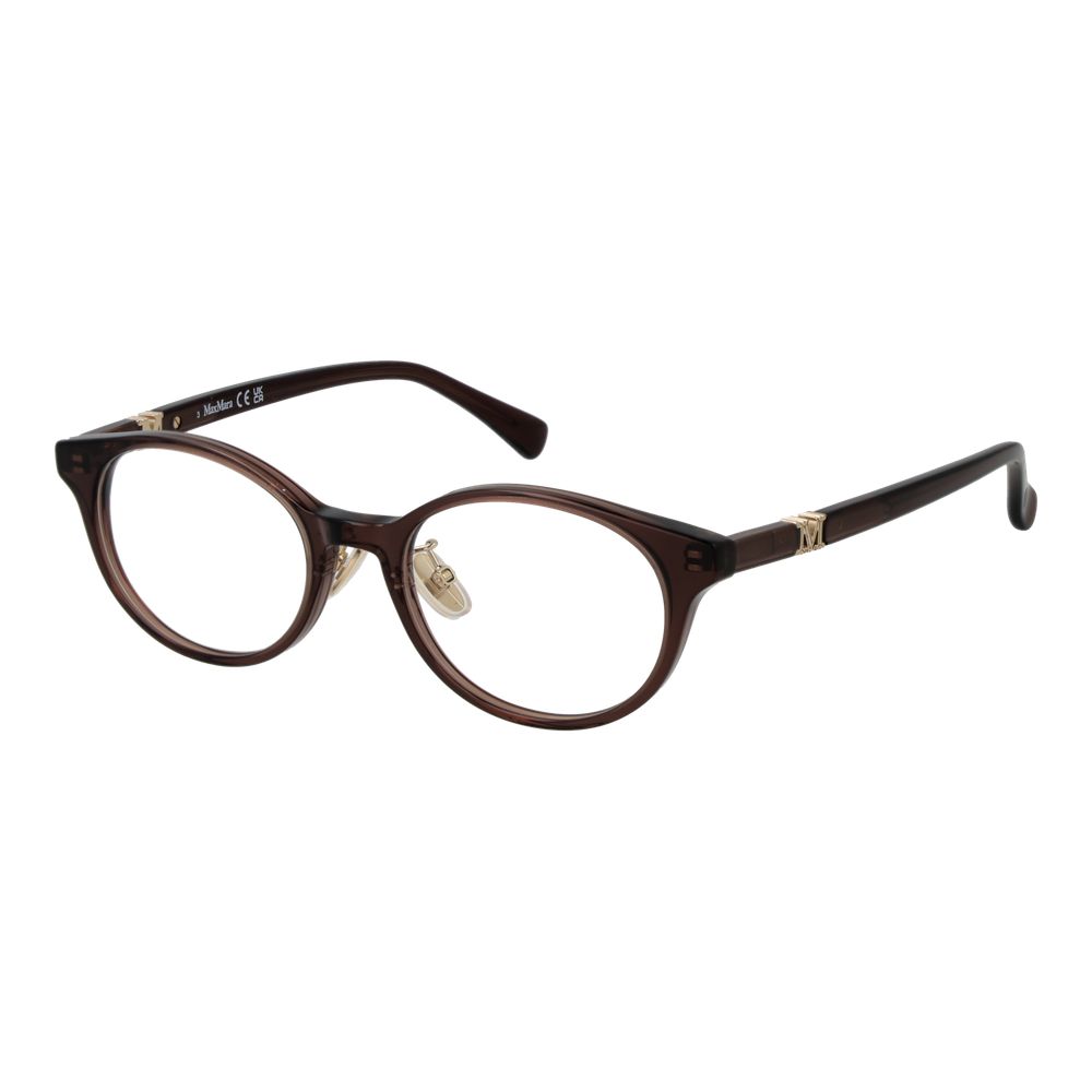 Max Mara Brown Acetate Glasses Women's (Frames)