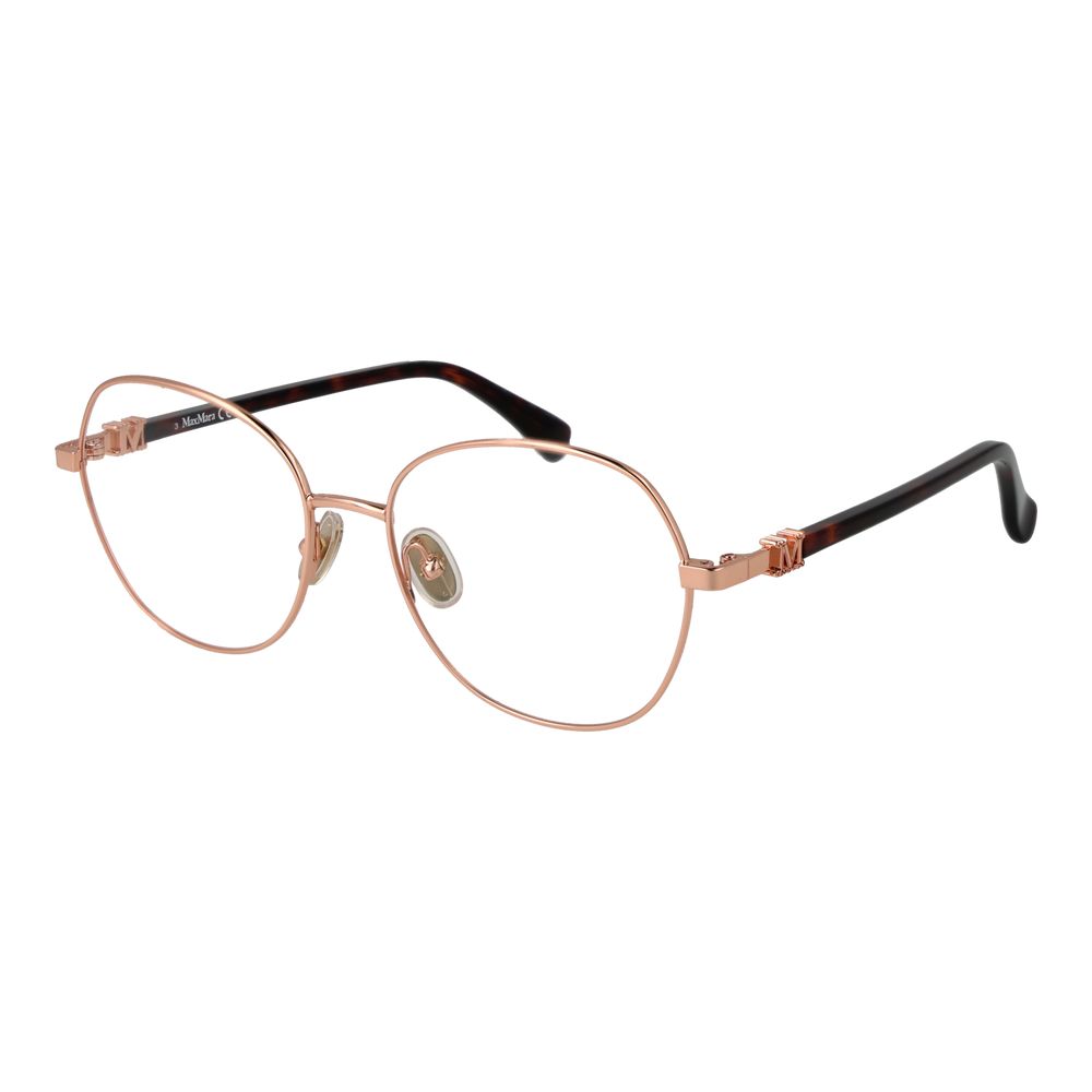 Max Mara Rose Gold Metal Glasses Women's (Frames)