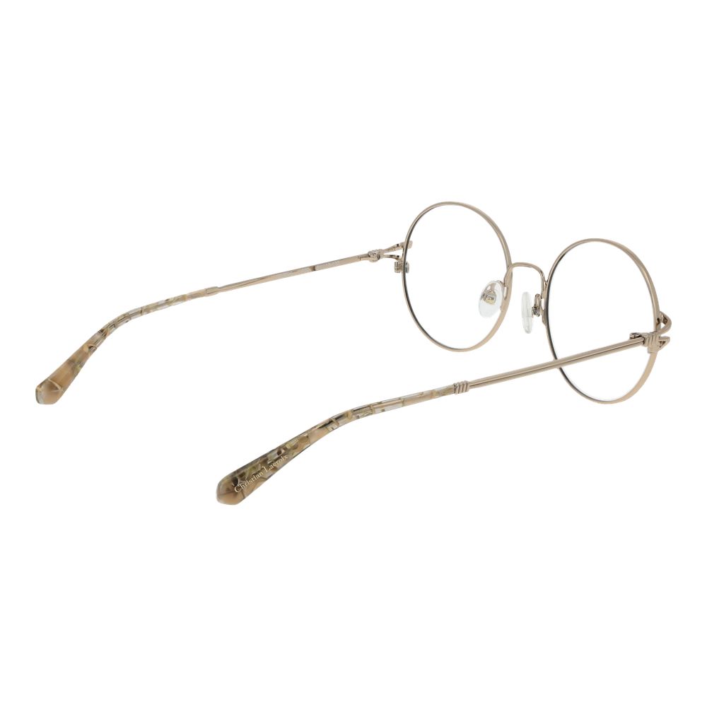 Christian Lacroix Beige Metal Glasses Women's (Frames)