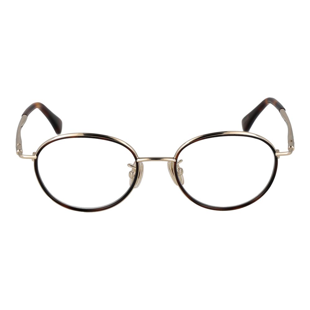 Max Mara Brown Metal Glasses Women's (Frames)