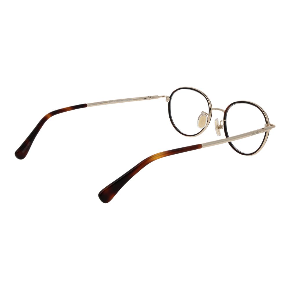 Max Mara Brown Metal Glasses Women's (Frames)